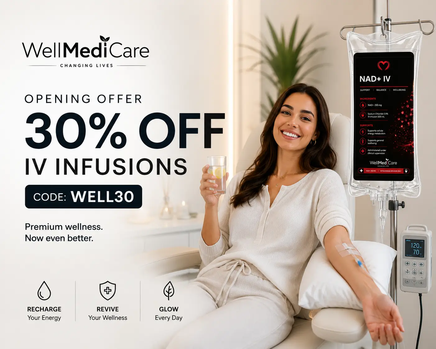 30% off IV Infusions - use code WELL30